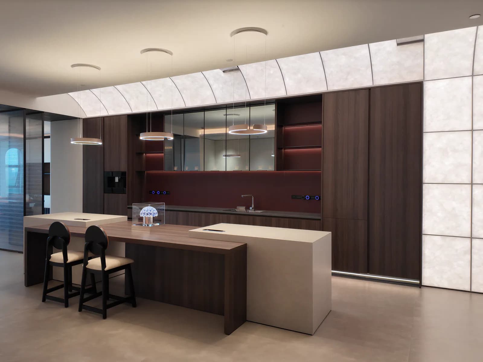 Artistic Dual‑Island Kitchen‑Dining1