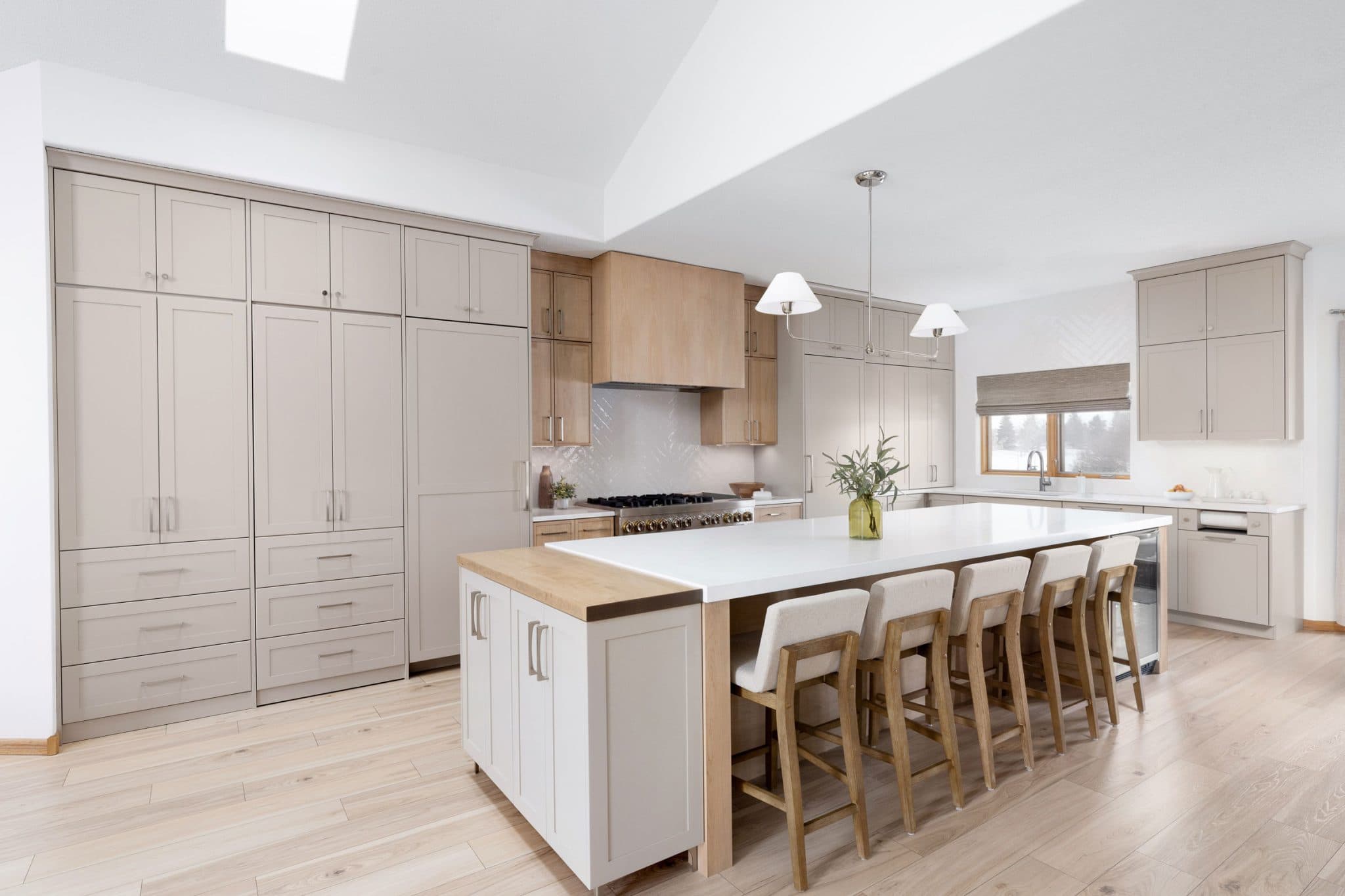 Maple Perfect Beige Open Concept Kitchen