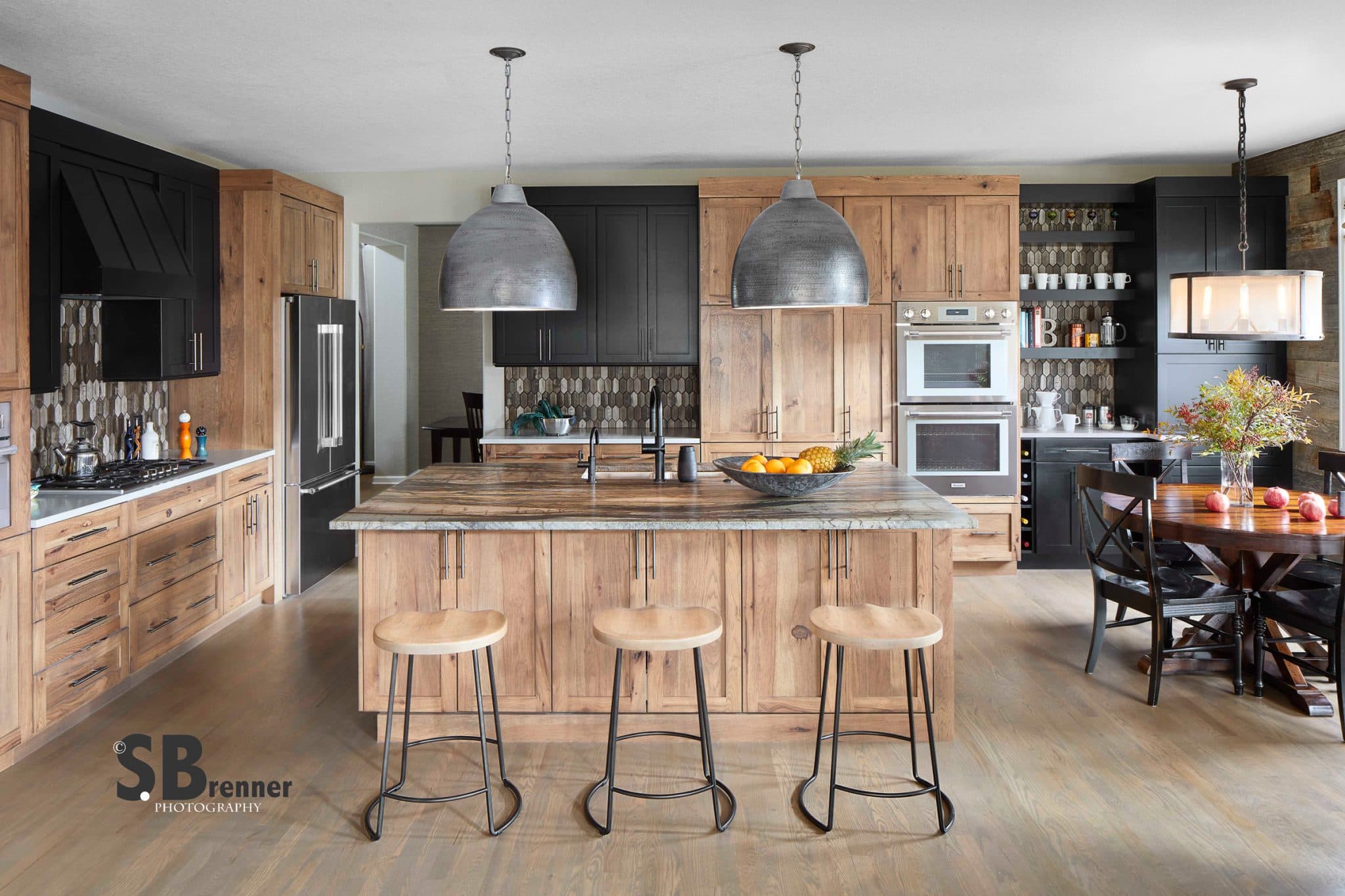 Upscale Rustic Family Kitchen